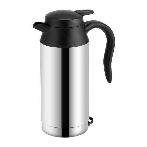 

portable car electric kettle travel car cigarette lighter dc12v/24v hot water kettle fast boiling for coffee 750ml auto sh