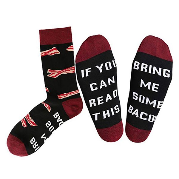 

new casual sports socks letter printed cotton spandex hosiery, Black