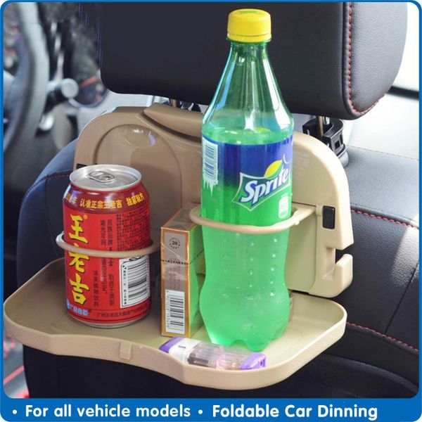 

car universal dinning table car back seat storage organizer drink cup tray holder stand desk cup holder accessories