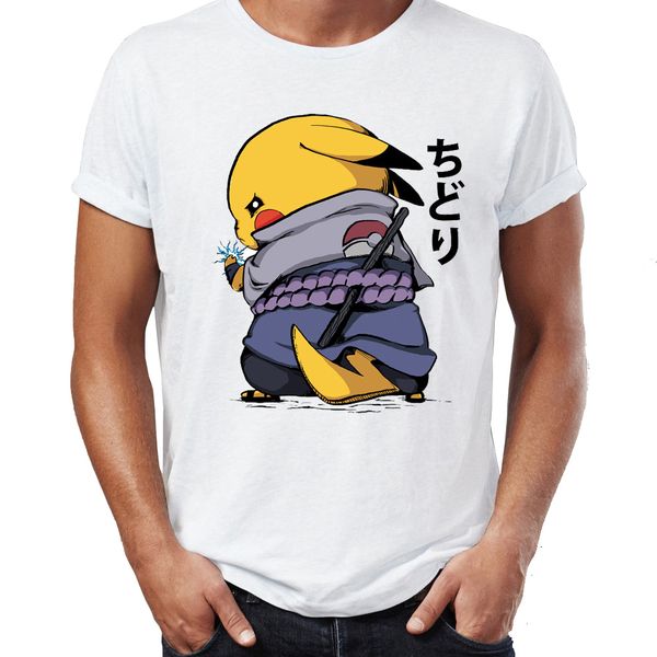 

men t-shirt mashup with naruto sensei kakashi tokyo ghoul the last airbender artsy awesome artwork tshirt tees harajuku, White;black