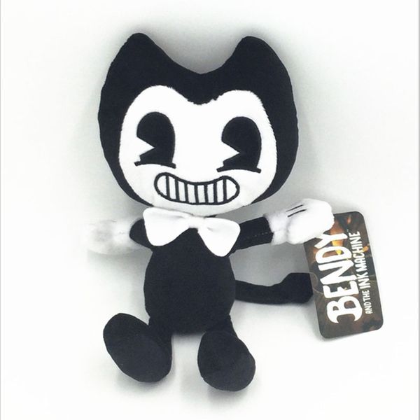

thriller bandy and ink machines game short plush padding dolls black and white halloween funny toys for children