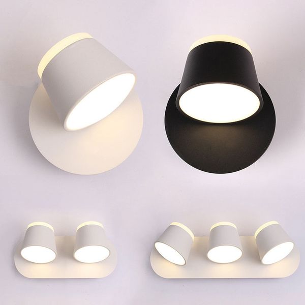 

modern simple metal wall lamp sconce wall lights for living room led indoor lamps bedside reading light fixtures home decor