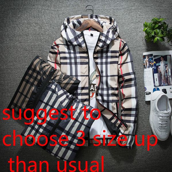 

осень мужчины куртка пальто с капюшоном повседневная ветровка мужчины куртки карман на молнии мужская толстовка пальто плед куртки плюс разм, Black;brown