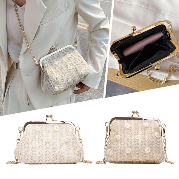 

2020 summer new women's bags women beach color matching woven bag square bag messenger #yl10