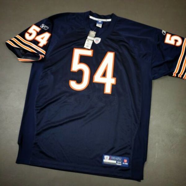 

100% stitched brian urlacher rb bears jersey size xs-5xl 54 3 mens throwbacks football jerseys, Gray