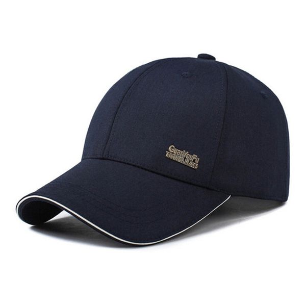 

2019 spring autumn men's baseball cap male bone snapback caps hats sunscreen gorras hombre dad hat drake grey solid color, Blue;gray