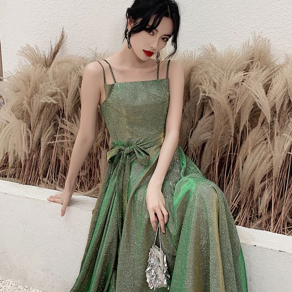 

runway dresses vestidos celebrities tapete cozinha small dress usually can wear 2021 autumn and winter long banquet celebrity slim host, Black