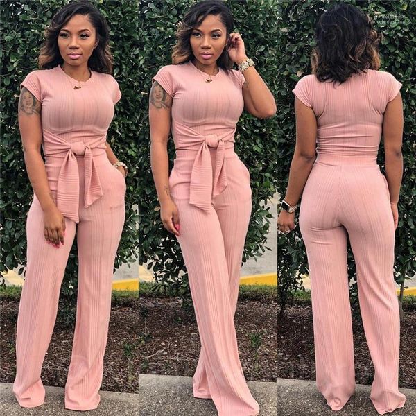 

womens tracksuits casual womens clothing waid-waisted women designer 2pcs suits short sleeve sashes stripe, Gray