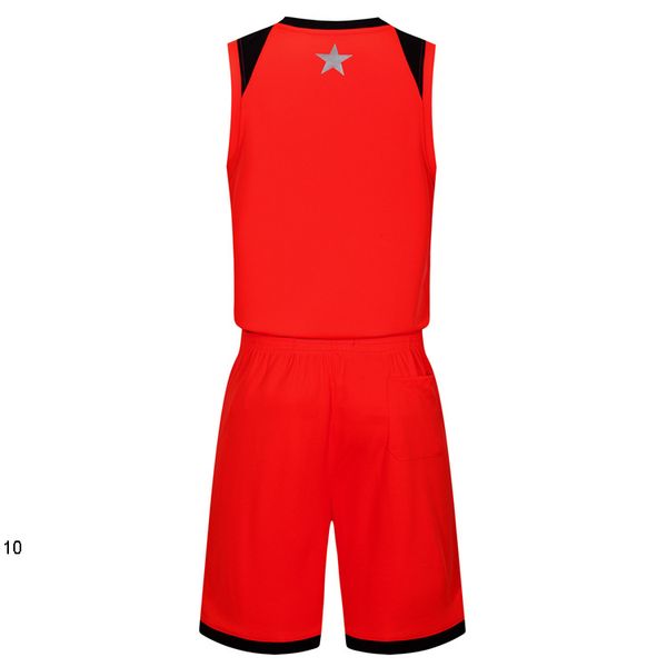 

2019 new blank basketball jerseys printed logo mens size s-xxl price fast shipping good quality red r0042r, Black;red