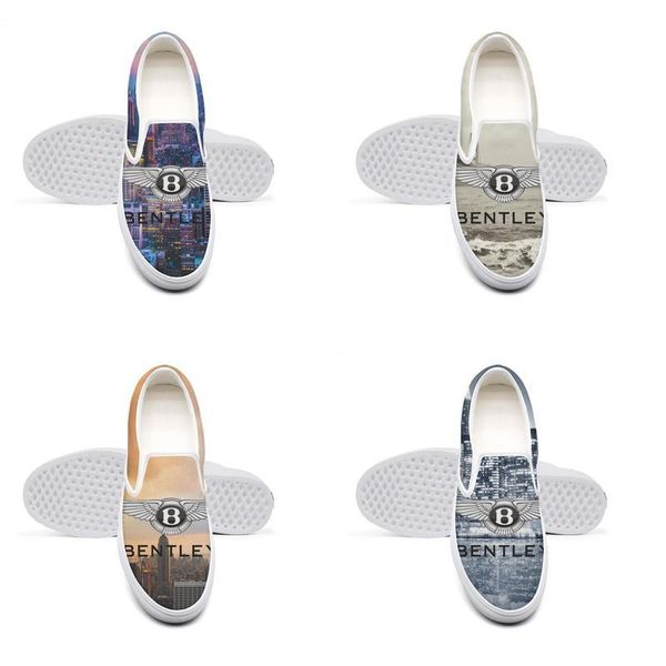 

casual bentley logo symbol canvas, unique non-slip shoes,design fashion retro limited,edition, Black