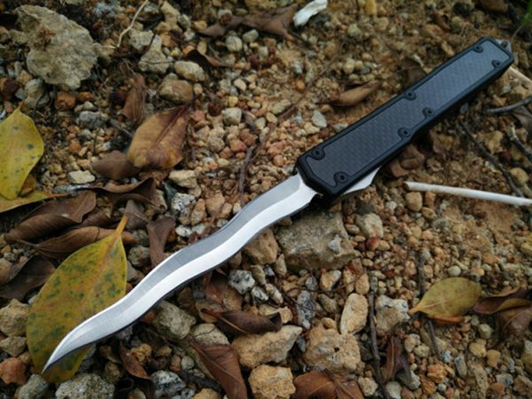 

Makora II из двойного действия переднего ножа Auto (4,45" Satin Plain) 106-4 тактических нож охотничьих ножей с розничной коробкой A07 C07