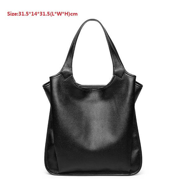 

u0099 cow genuine leather bag ladies winter women's leather handbags big female shoulder bag red hand bags for women 2020