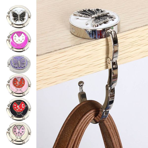 

new fashion butterfly beetle purse handbag hook folding hanger lfd