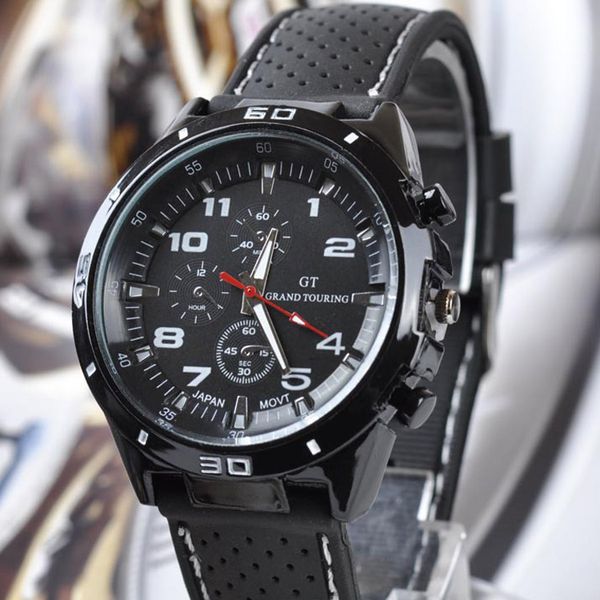 

new fashion quartz watch men sports wristwatches clock hour male relogio masculino 8a08, Slivery;brown