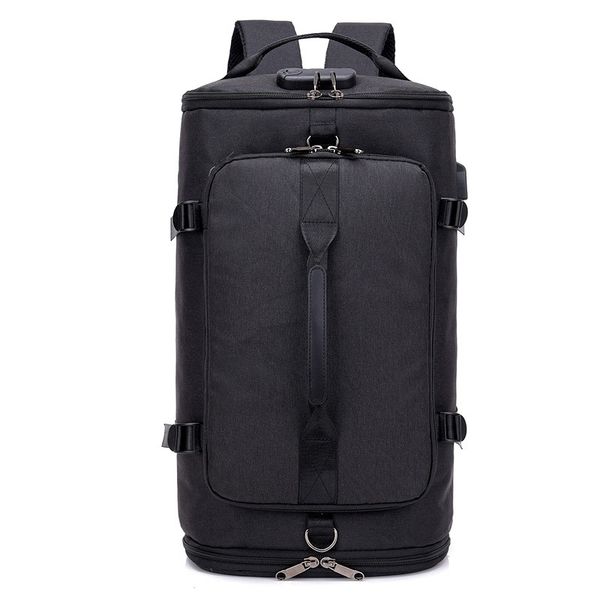 

usb anti-theft gym backpack men's fitness sports bag men's training sports tas travel sac de sport outdoor lapbag xa684wa