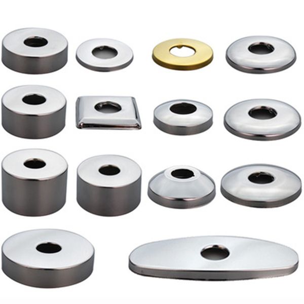 

4 points 6 points faucet cover water pipe stainless steel decorative cover shower kitchen faucet accessories