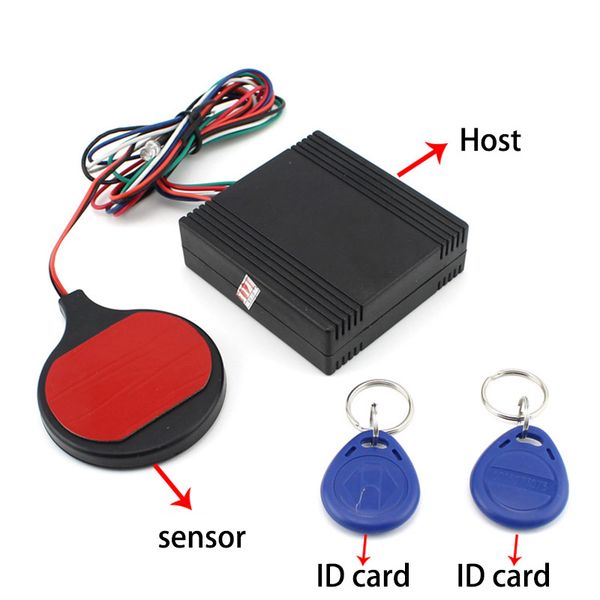 

2019 1set motorbike security system id card lock invisible anti-theft security alarm system csl88