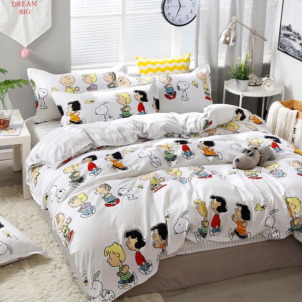 3 Happy Family Printing Textile Bedding Set Include Duvet Cover