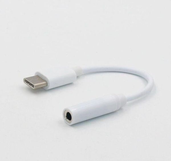 USB Adaptörü Tipi-C 3.5mm Ses Hoparlör Kadın Kulaklık Mikrofon Kulaklık Jack CoverTor Kablo Xiaomi 6 Huawei P9 Leeco Pro 3 Le 110