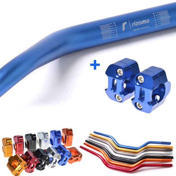 

28mm handlebar 1 1/8'' cnc aluminum handle bar clamp adapter risers taper for fat dirt pit bike motocross motorcycle handle