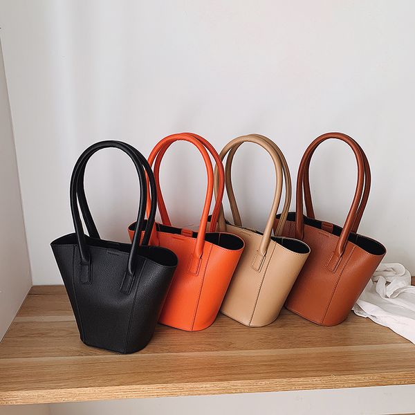 

женщины моды pu овощная корзина сумка сумка простые плеча bucket bag