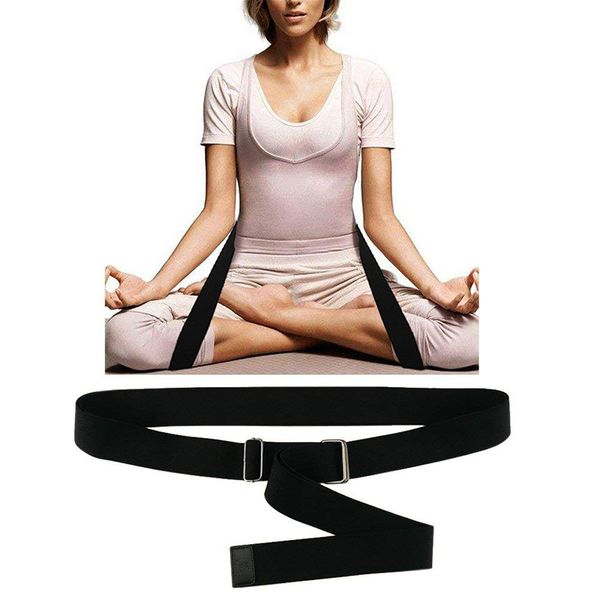

meditation yoga seat belt healthy posture support strap for lotus asana position 200x5cmys-buy