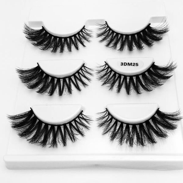 

handmade thick false eyelashes set 3 pairs natural long fake lashes curly soft & vivid eyelashes extensions 12 models dhl free