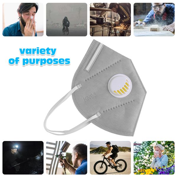 

2020 складе респиратор n95 маска для взрослых вертикальный складной нетканые клапан пыли маска тч2, 5 анти-смога пыли фильтр маски защиты от