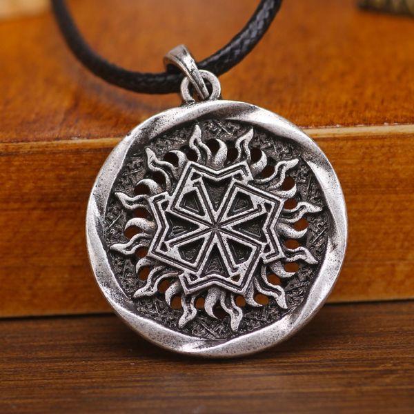 

славянский амулет молвинец кулон sun charm nordic ювелирные изделия этнический талисман кулон, Silver