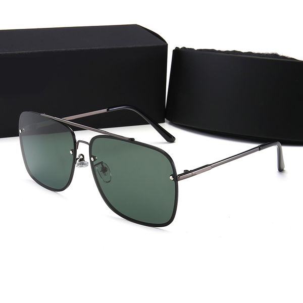

retro classic brand designer men and women sunglasses anti-ultraviolet go out must-have trend new glasses with box six-color choicesn4, White;black