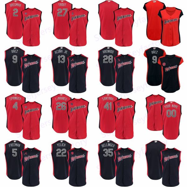 

2019 AllStar Pete Alonso Ronald Acuna Jr. Christian Yelich Cody Bellinger Freddie Freeman Nolan Arenado Mike Trout Alex Bregman Jerseys