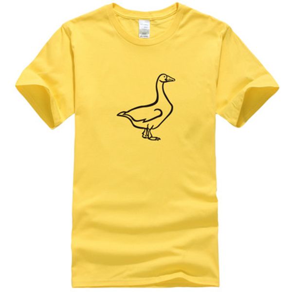 

летняя мода ins web знаменитости такие же милые утки распечатать свободную футболку bf с коротким рукавом рубашки летний тренд, White