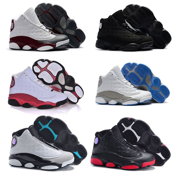

2019 designer 13 13s fashion sneakers trainers running basketball shoes bordeaux wheat olive ivory lack men 3m gs hyper royal sports shoes
