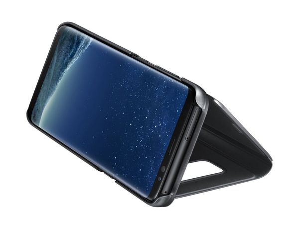 

Новый Samsung Galaxy S7 S8 + S9 + Smart View Зеркальный кожаный флип Стенд Чехол