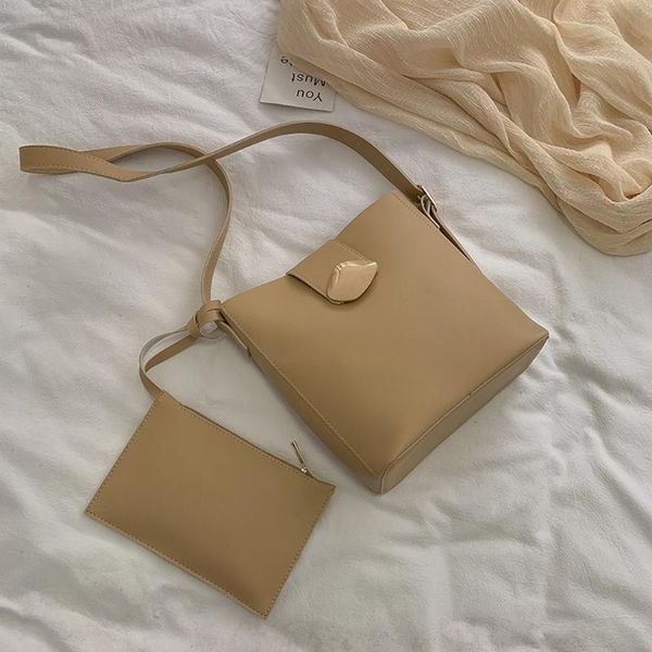 

2pcÂ women messenger bag ladies girls fashionÂ solidÂ sequined women leather ladies purse shoulder crossbody tote bucket bag