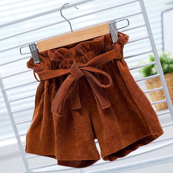 

girl high waist shorts toddler casual solid color bow short pants outfits girls, Black