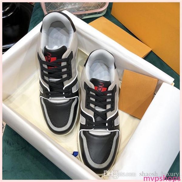 

2019 люкс мужчины кроссовки дешевые лучший лучшие качества designefashion белые кожаные туфли на платформе плоские повседневный party свадеб