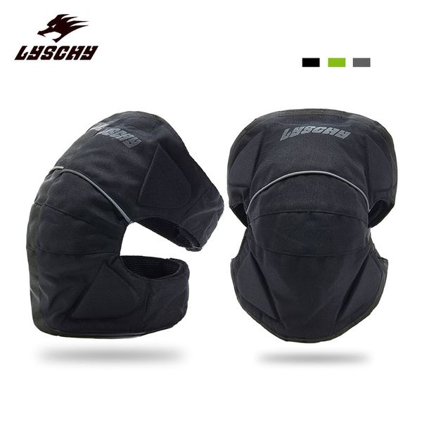 

lyschy ce защищает колодки унисекс мотоцикл наколенники колено protector keep warm защита езда off road мотокросс black