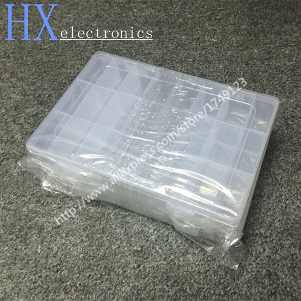

2pcs component box 24 grid boxes of parts ic box storage