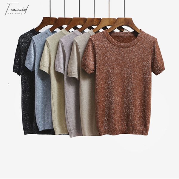 

женская дизайнер футболки женщины дизайнерская одежда 2019 zomer gebreide t shirt тройники mouwen твердые рубашки режим лепесток рукава руба, White