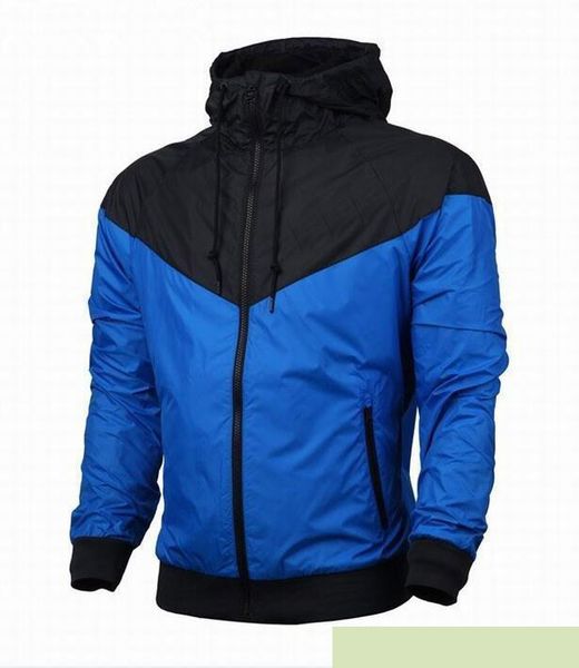 

famous 2020 brand fall windrunner men women sportswear waterproof fabric men sports jacket fashion zipper hooded coat, Black;brown