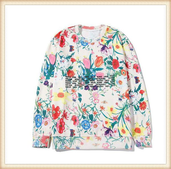 

fashion luxury designer hoodies for men women sweatshirts 2019 autnmn brand hoodie with flowers long sleeve pullover mens m-2xl optional, Black