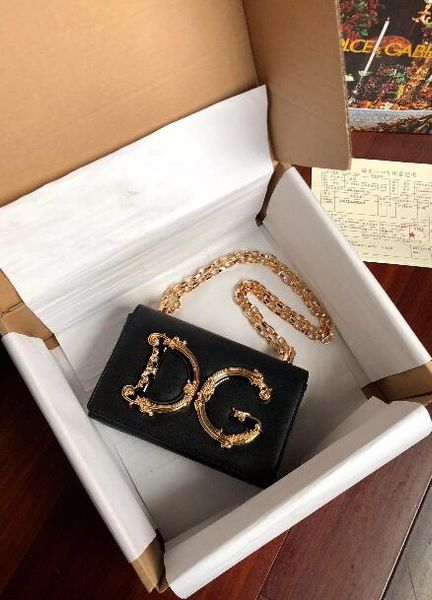 

De igner gold letter dg houlder bag women luxury bag real leather black white pink red green fa hion how