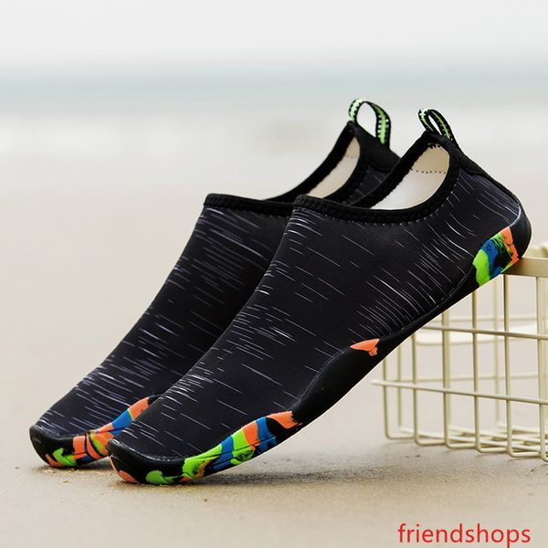 

army green men women neutral aqua swimming shoes soft fitness slip-on water shoes beach fishing breathable summer