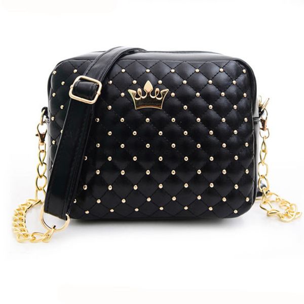 

maison fabre messenger bag women's pu leather crossbody bags for women rivet chain shoulder bag drop shipping csv