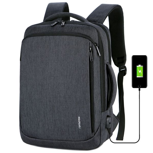 

lapbackpack mens male backpacks business notebook waterproof back pack usb charging bags travel bagpack mochila feminina