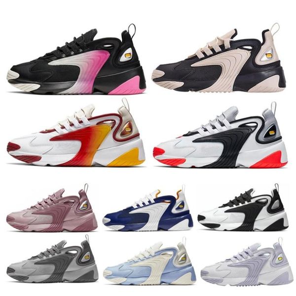 

zoom 2k tekno men women running shoes 2000 shoes triple black white designer mens trainers sports shoes sneakers size 36-45