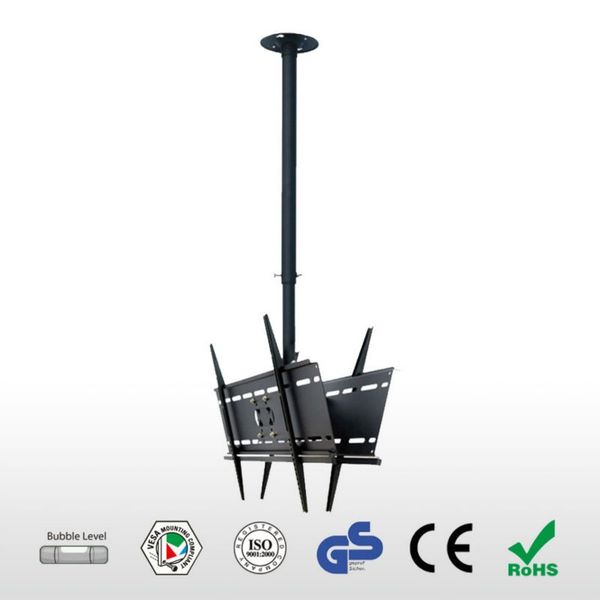 2019 23 65 Dual Screen Lcd Tv Ceiling Mount 360 Degree Rotation