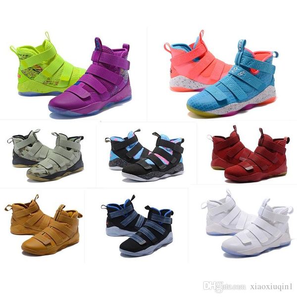 

What the lebron oldier 11 men ba ketball hoe for ale chri tma bhm oreo youth kid generation boot with original box ize 7 12