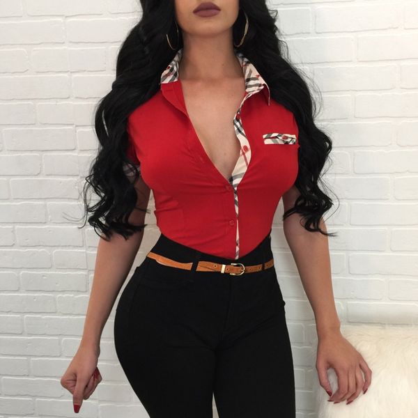 

fashion 2020 new spring summer women striped blouse shirt short sleeve black jobs blouses casual womens blusas, White